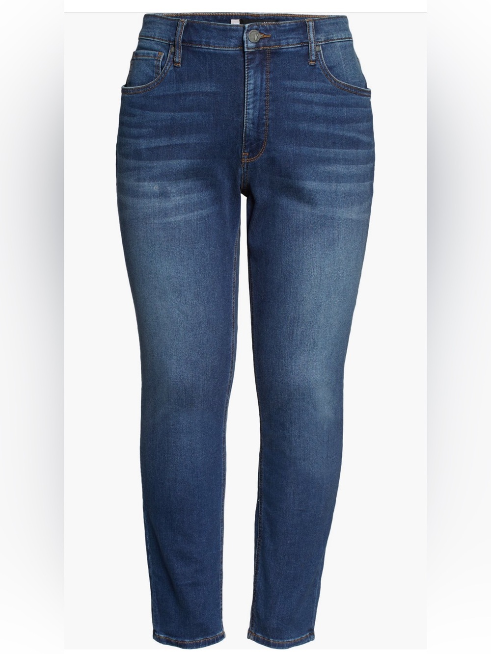 Kut from the Kloth High Waist Crop Straight Leg Jeans